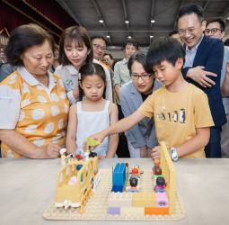 蕭美琴副總統桃園出席玩具愛分享活動　盼打造友善育兒環境推動臺灣社會進步