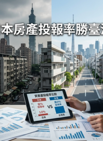 日本房產投報率勝臺灣數倍？2026最新數據揭示：低租金報酬成臺灣房市結構性警訊