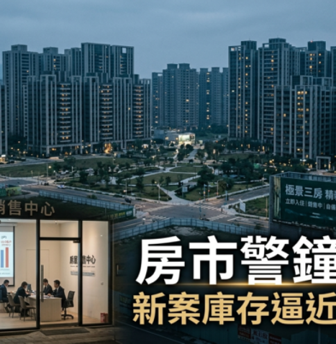 房市庫存飆破19萬戶　全臺新案待售量逼近20萬戶創新高、建商賣壓全面浮現