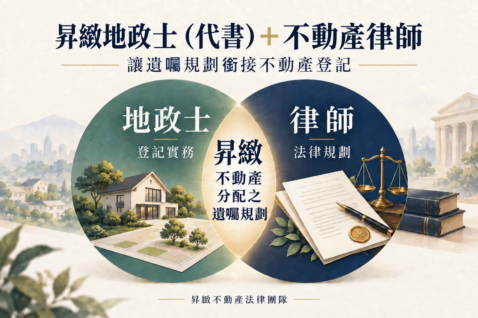 房地遺囑怎麼規劃 昇緻一站式包辦生前安排與繼承登記