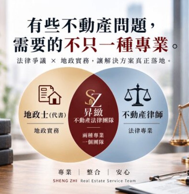 繼承共有土地房屋糾紛頻傳 昇緻不動產法律團隊長年推動「訴訟前委任談判服務」