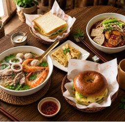 台南新市早餐店加入越南家鄉味 開賣河粉、米線延長營業時間