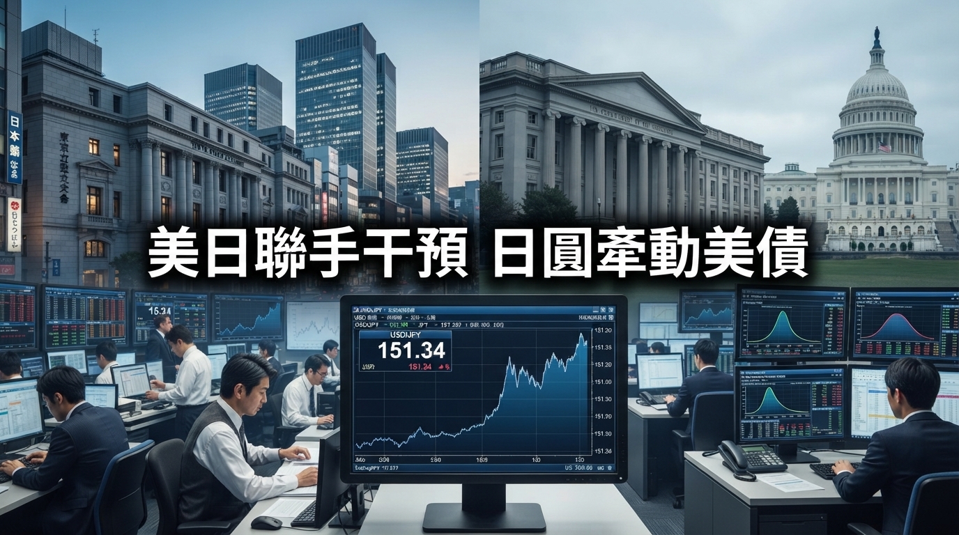 美國為何出手救日圓？真正值得關注的不是匯率，而是美國國債