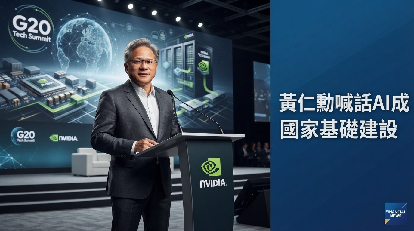 黃仁勳G20喊話AI成國家基礎建設　美國晶片關稅加壓台灣供應鏈赴美