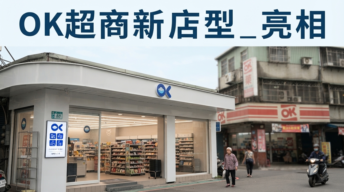 美廉社母公司三商家購收購OK超商後啟動門市改造　台灣雙品牌新店型與藍白LOGO曝光