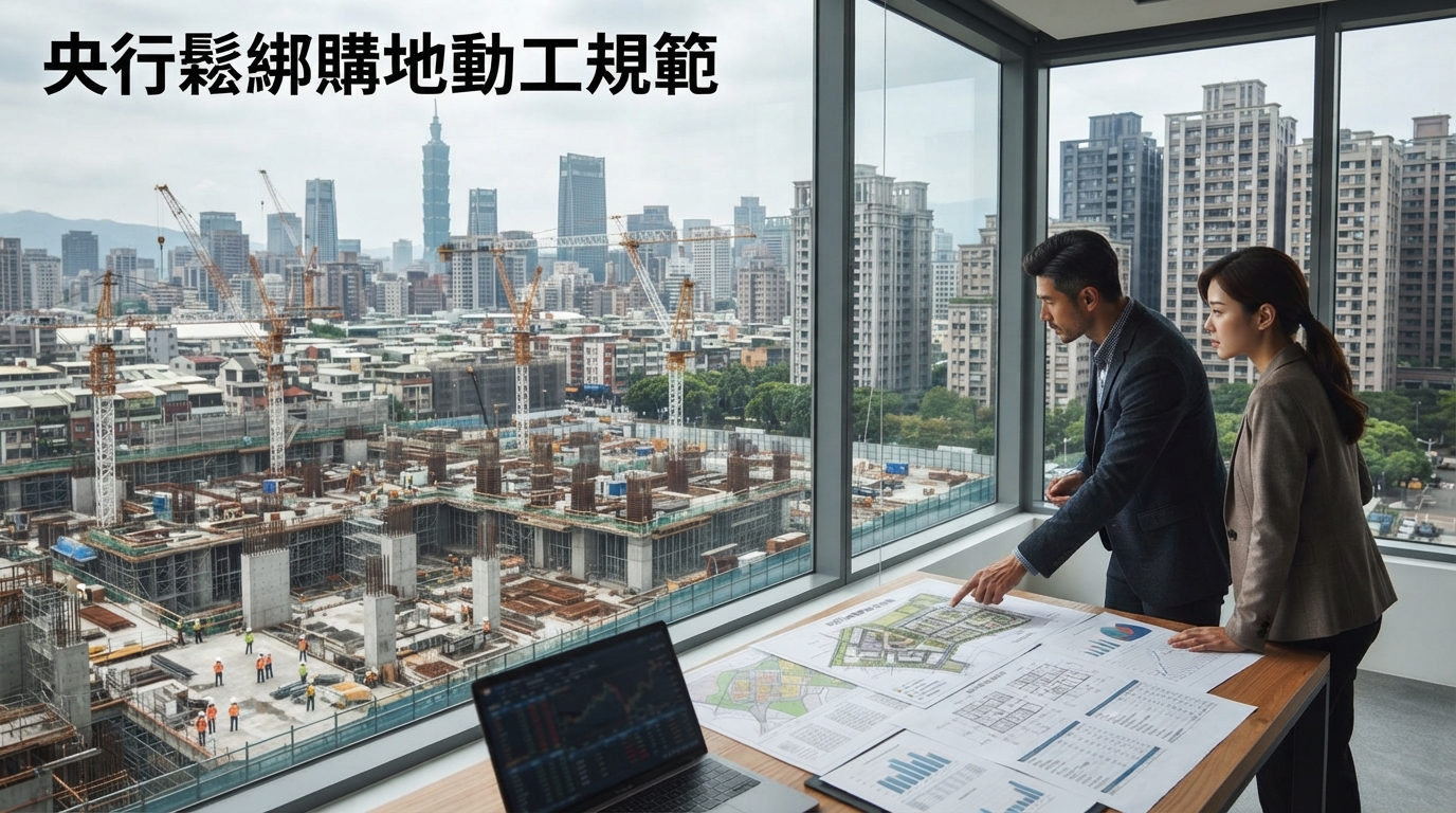 央行鬆綁購地動工規範　台北房市建商開發彈性增加，預售屋價格走勢成焦點