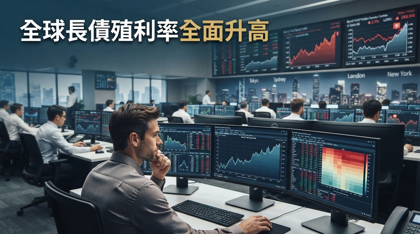 全球長債殖利率飆升　美國10年期美債突破5%、韓日澳法升幅更快