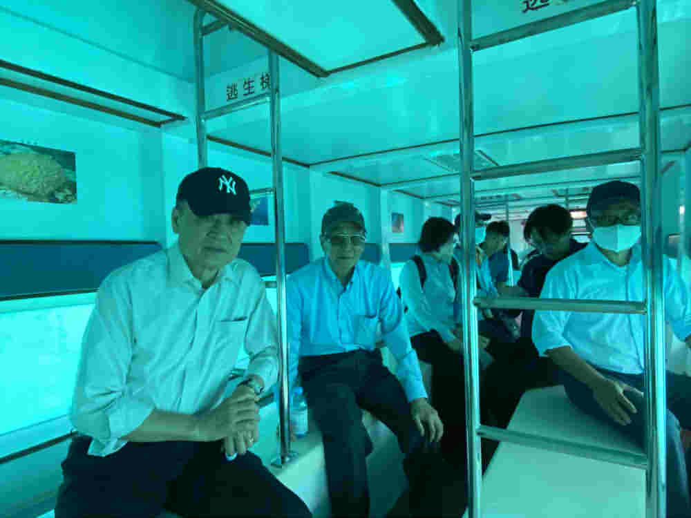 監察委員陳景峻、郭文東赴澎湖縣關切澎湖海域環境之維護管理、水資源保育及污水下水道建設營運情形 實地巡察東吉嶼、內灣及雙湖園