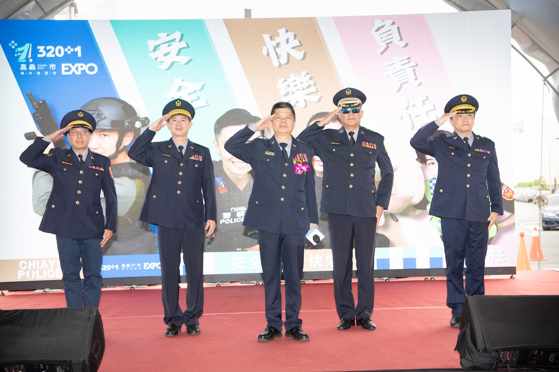 嘉義市竹園派出所與交通隊西區分隊新廳舍正式啟用 黃敏惠市長：打造永續安全城市典範