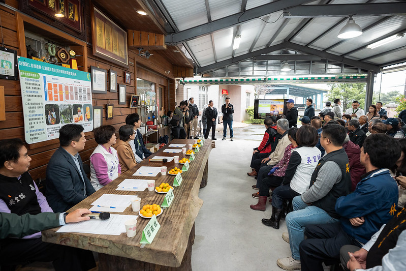 蕭美琴副總統關心礁溪金柑產業 推動農業六級產業化與科技化帶動地方發展